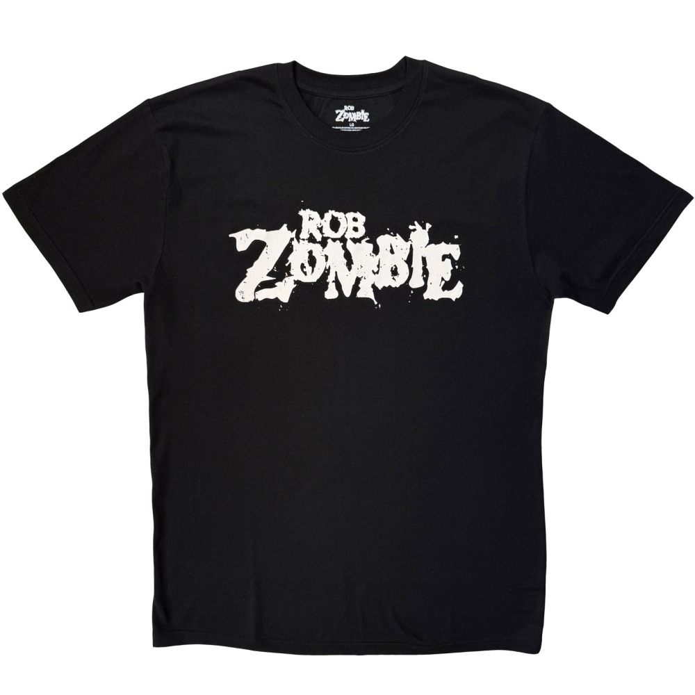 Rob Zombie - Logo Mono Herren TShirt - Schwarz/Weiß